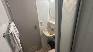 Single Room, Balcony | Bathroom | Shower, towels, soap, toilet paper