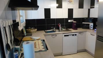 Microwave, dishwasher