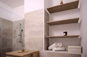 Shower, hair dryer