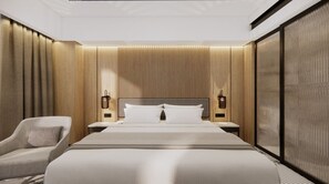 Suite, Balcony | Peti besi dalam bilik, meja, Wi-fi percuma, cadar katil