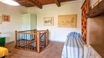 1 makuuhuone, vuodevaatteet