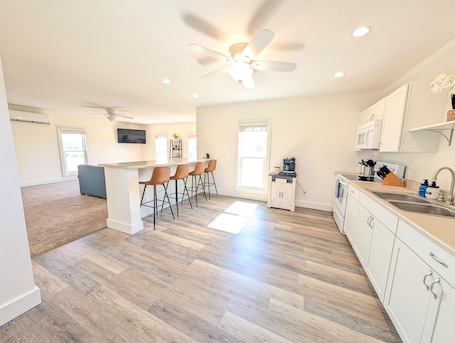 Fridge, microwave, oven, stovetop. Sandusky River Retreat | Fire Pit & King Bed