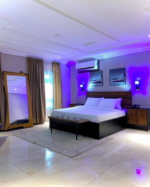 Economy Room, Balcony, City View | Desk, laptop workspace, blackout drapes, soundproofing - The Harmony Oasis Hotel and Suites (Port Harcourt)
