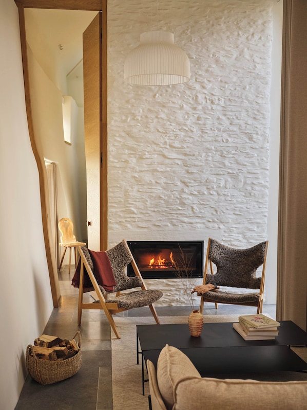 Luxury-Apartment, Terrasse, Talblick | Wohnbereich