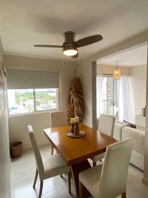 Apartment, 2 Bedrooms, Accessible, Balcony | Dining room - Cozy Cartagena Stay ,near Beach, Walled City (Cartagena)
