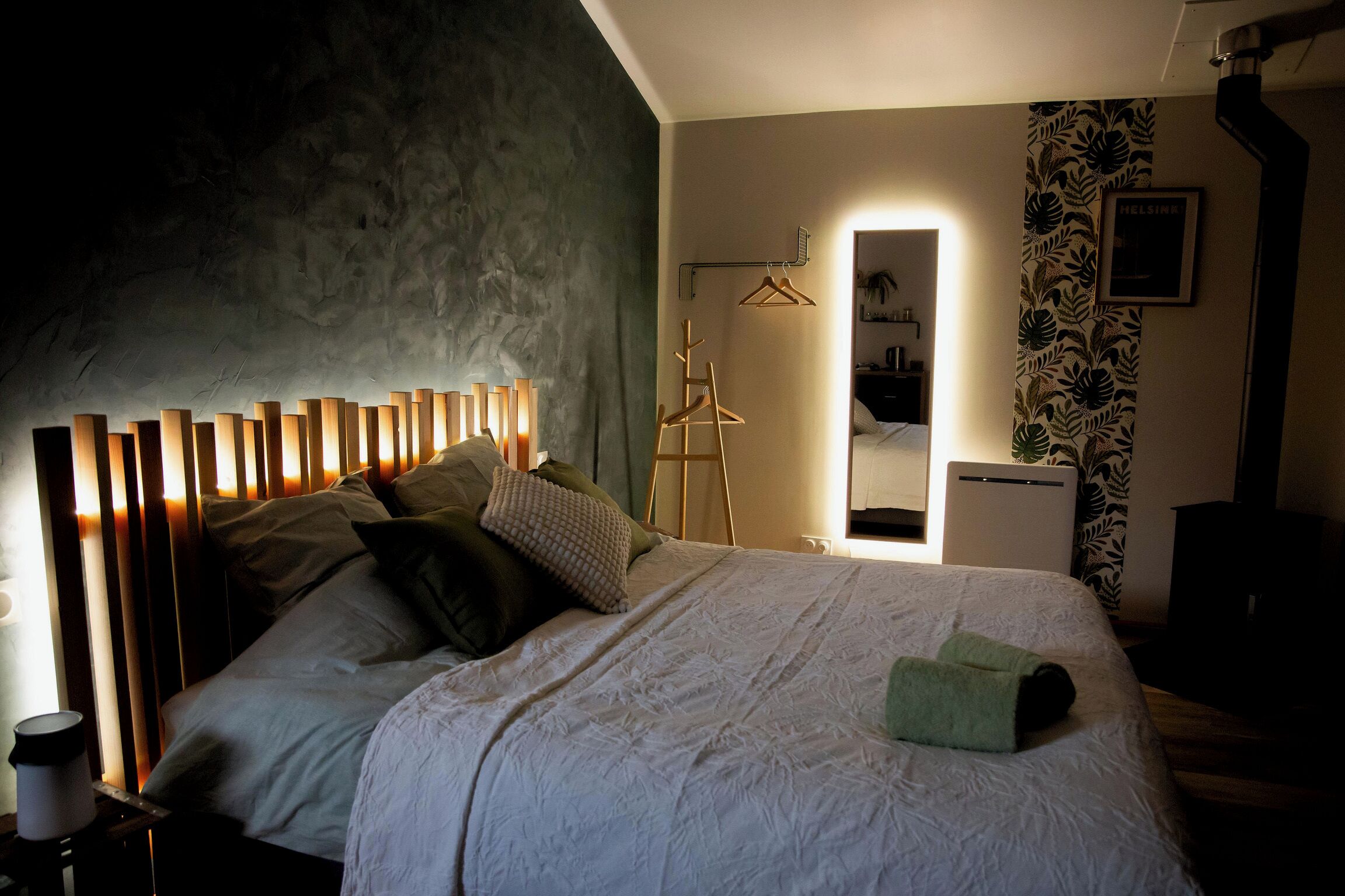 1 soverom og sengetøy