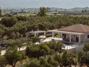 Exterior - Olithera Villa, Private Pool & 1acre Green Land (Zakynthos)