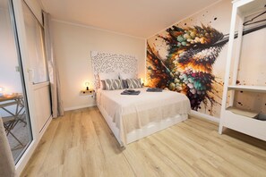 1 habitación, tabla de planchar con plancha, wifi y ropa de cama 