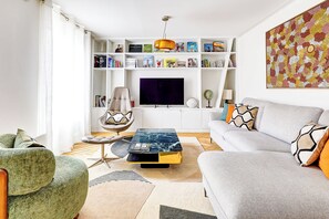TV, books, offices