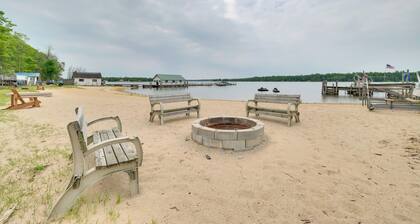 Dock & Beach Access: Lake Huron Home in Cedarville
