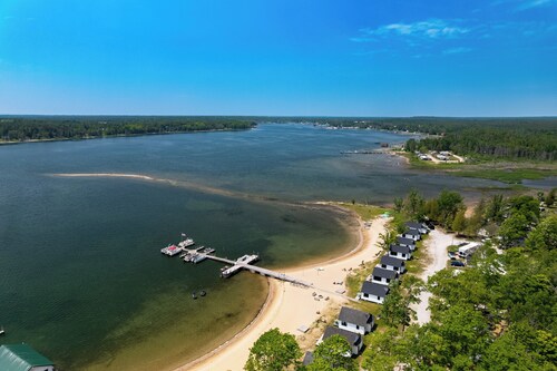 Beach & Dock Access: Upper Peninsula Cabin Retreat