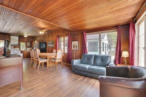 House (2 Bedrooms) | Interior - Fish, Boat & Relax: Lakefront Cedarville Cabin (Cedarville)