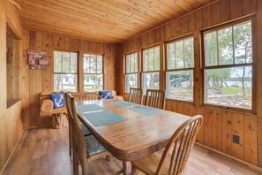House (4 Bedrooms) | Interior - Steps to Lake! Waterfront Cedarville Resort Cabin (Cedarville)