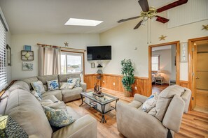 House (4 Bedrooms) | Interior - Walk to Beach + Restaurants: Outer Banks Retreat (Kill Devil Hills)