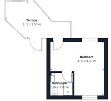 1 habitación 