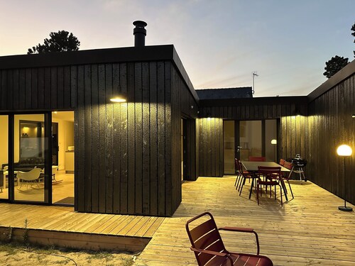 Ty-Du 4★ - Architect-Villa, Burnt Wood - Ile Tudy - Plage du Sillon - Parking
