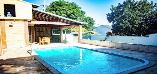 Casa em Araruama com Piscina e Churrasqueira