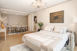 Premium Apartment, Courtyard View | Living area - 1600 Lecourbe (Paris)