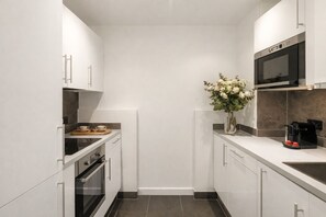 Premium Apartment, Courtyard View | Private kitchen