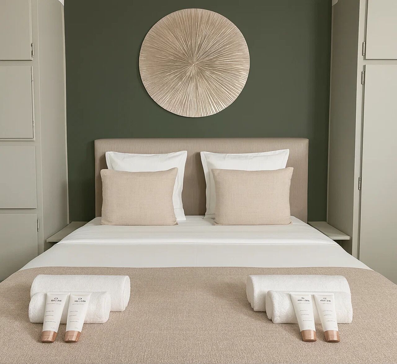 Premium-Apartment, Blick auf den Innenhof | Bügeleisen/Bügelbrett, Reisekinderbett, kostenloses WLAN, Bettwäsche