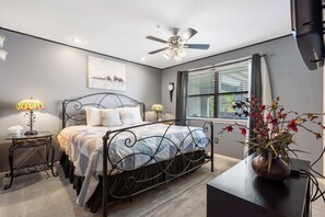 2 bedrooms, iron/ironing board, travel cot, WiFi