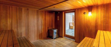 【Sauna】Dry sauna on the amenities floor to thaw out