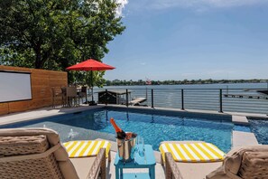 Outdoor pool, a heated pool - Endless Sunset | Concierge Services (Marble Falls)