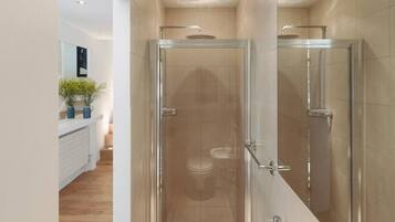 Shower, hair dryer