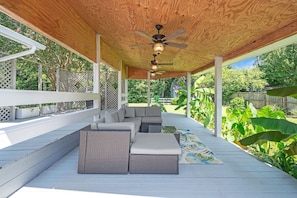 House, 4 Bedrooms | Terrace/patio - 4BR Home Yard, Patio, Near Beach and UNCW (Wilmington)