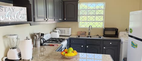 ثلاجة، ميكروويف، فرن، موقد طهي مسطح