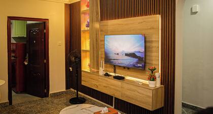 Elegant 2-Bedroom Bungalow in Prime Abuja Location with AC and WiFi Included
