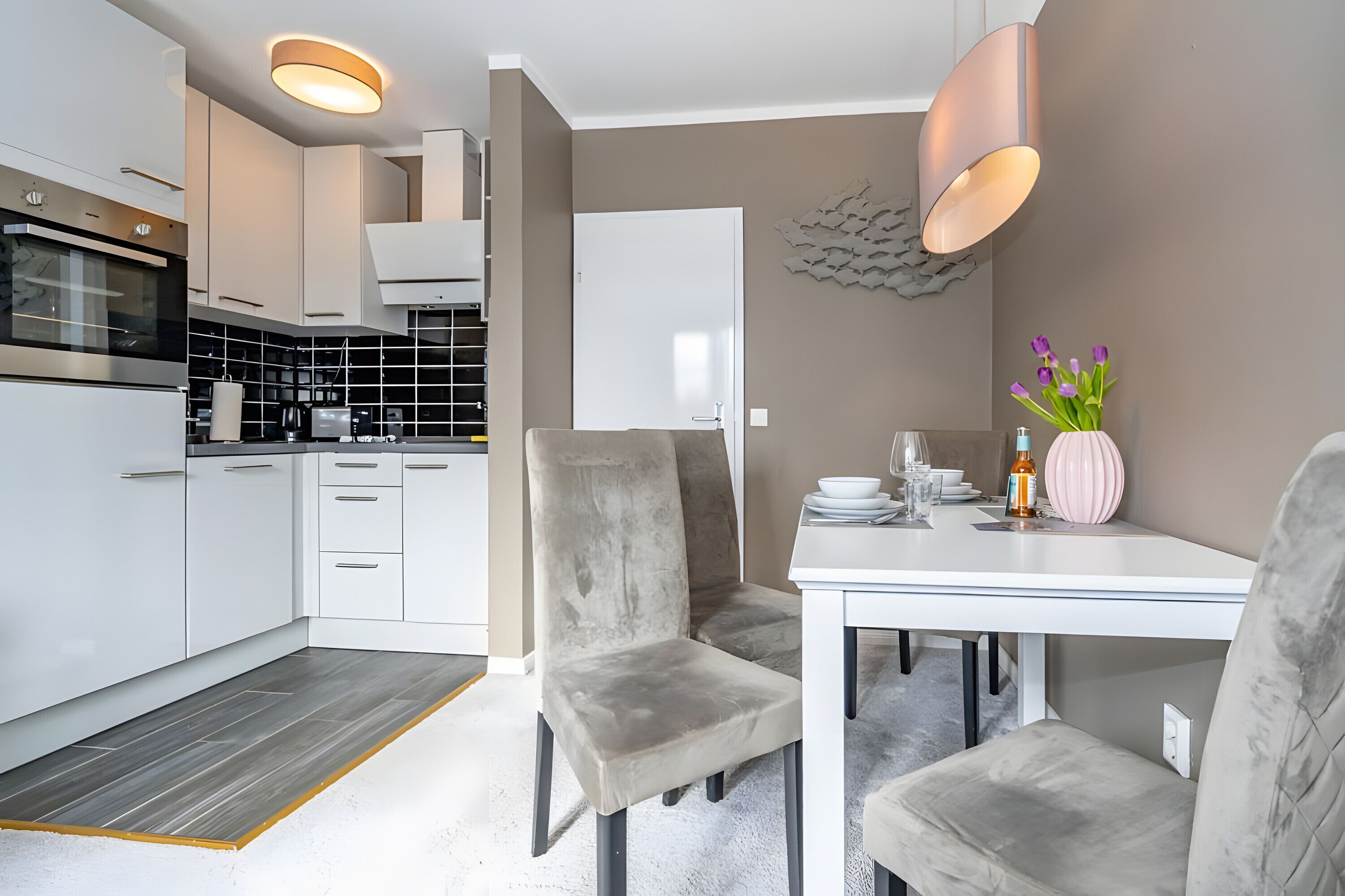 Refrigerador, horno, parrilla de estufa y lavavajillas 