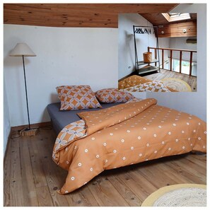 1 bedroom, iron/ironing board, travel crib, free WiFi