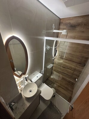 Hair dryer, toilet paper