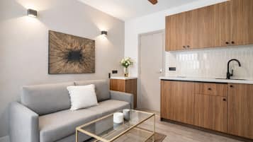 Standard Studio, Courtyard View | Living area