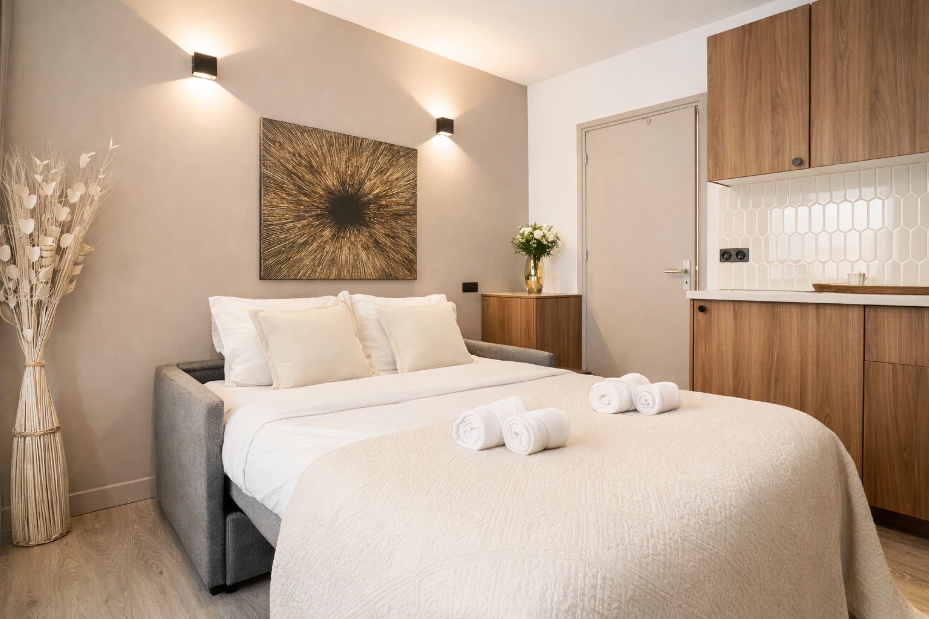 Standard-Studio, Blick auf den Innenhof | Ausblick vom Zimmer