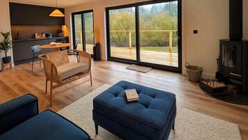 TV, fireplace, offices