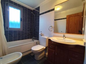 Towels, soap, toilet paper