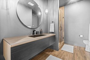 Douche, séchoir à cheveux