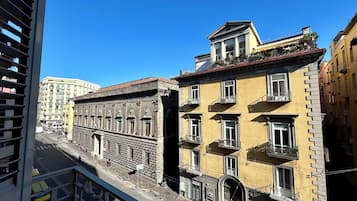 Superior-Doppelzimmer, Balkon, Stadtblick | Blick auf die Stadt