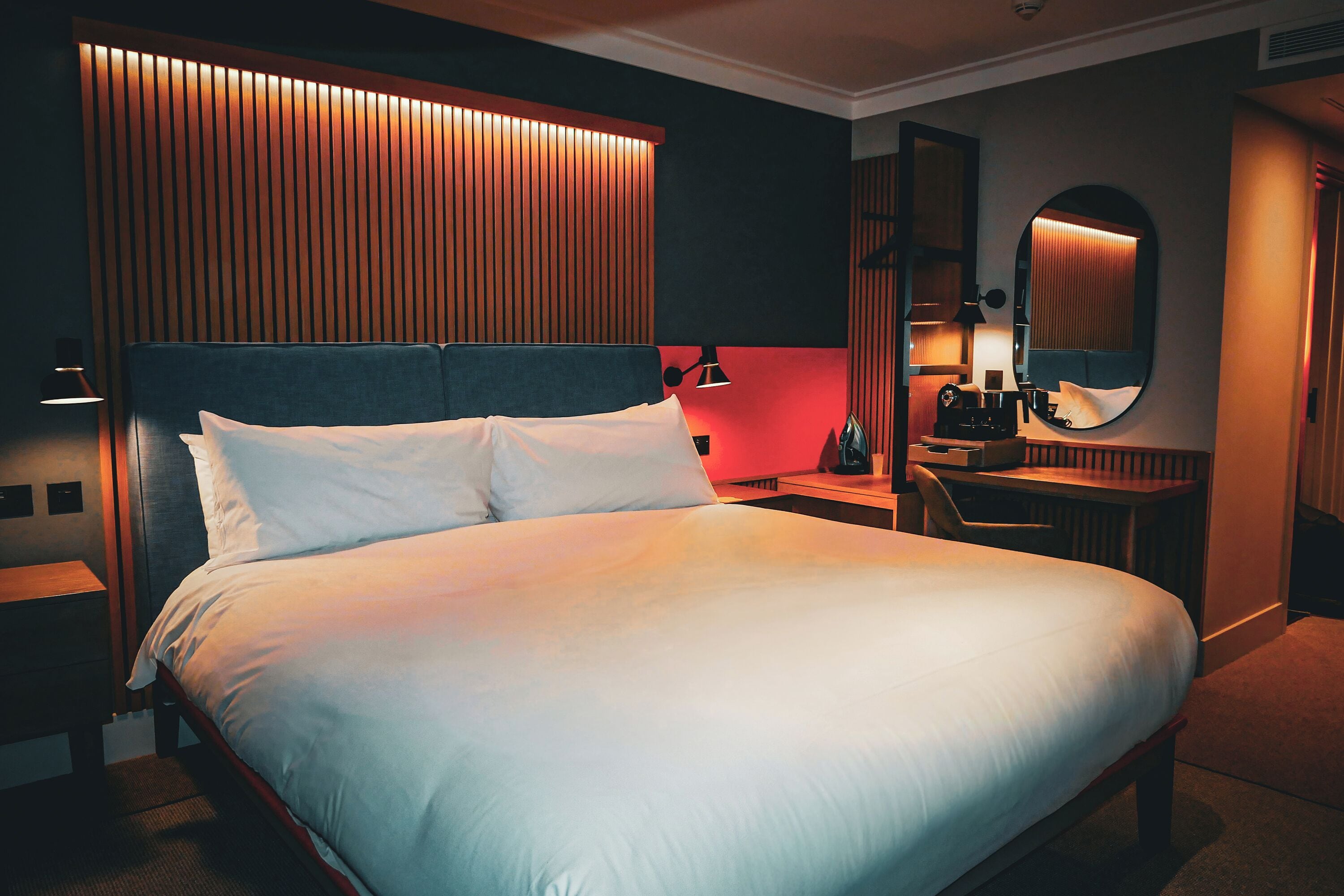 Club Room with Balcony (Free Gym & Pool) | Desk, laptop workspace, blackout drapes, iron/ironing board