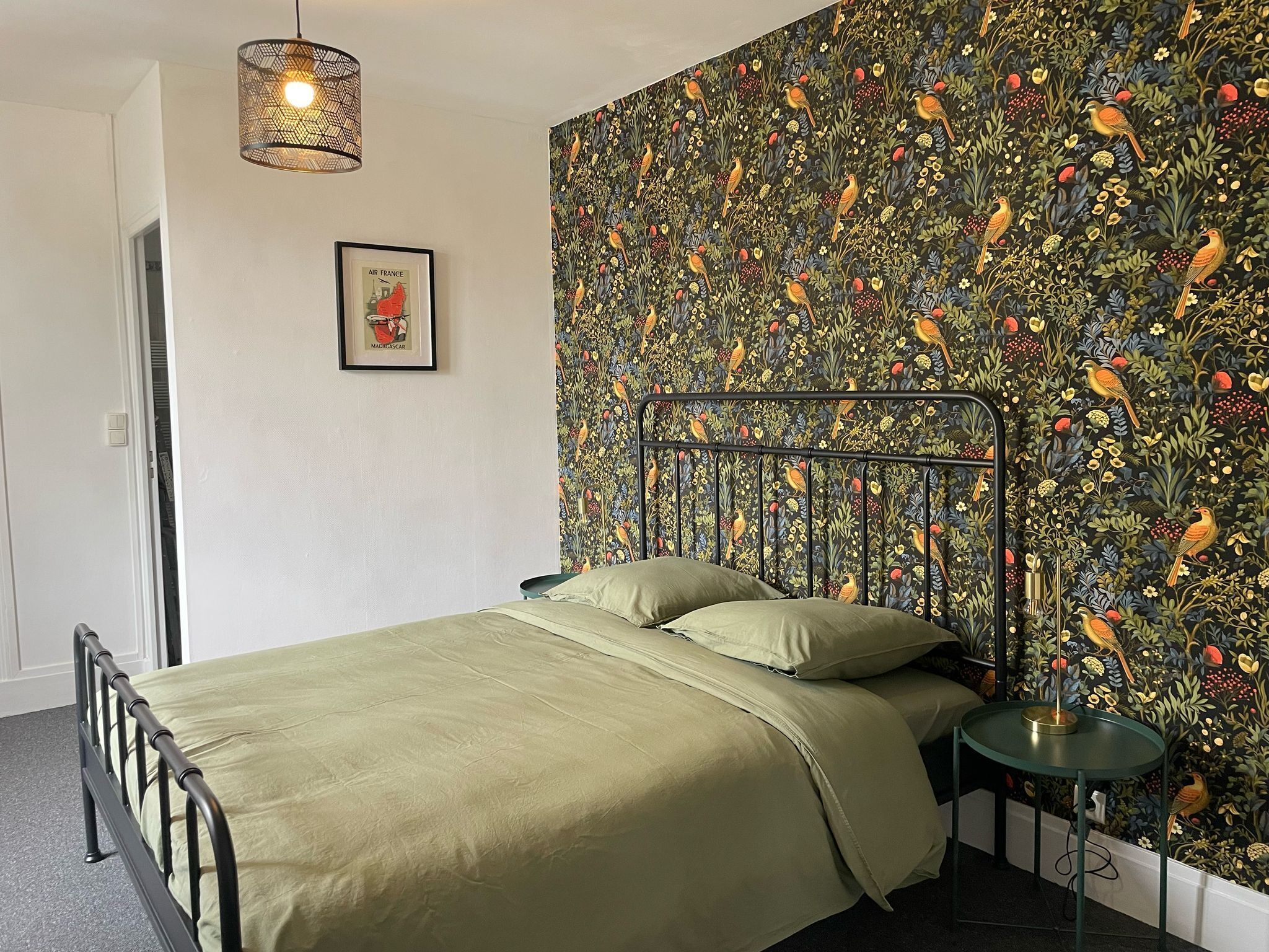 2 chambres, fer et planche à repasser, lit parapluie, Wi-Fi gratuit