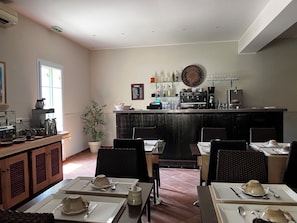 Daily buffet breakfast (EUR 12 per person)