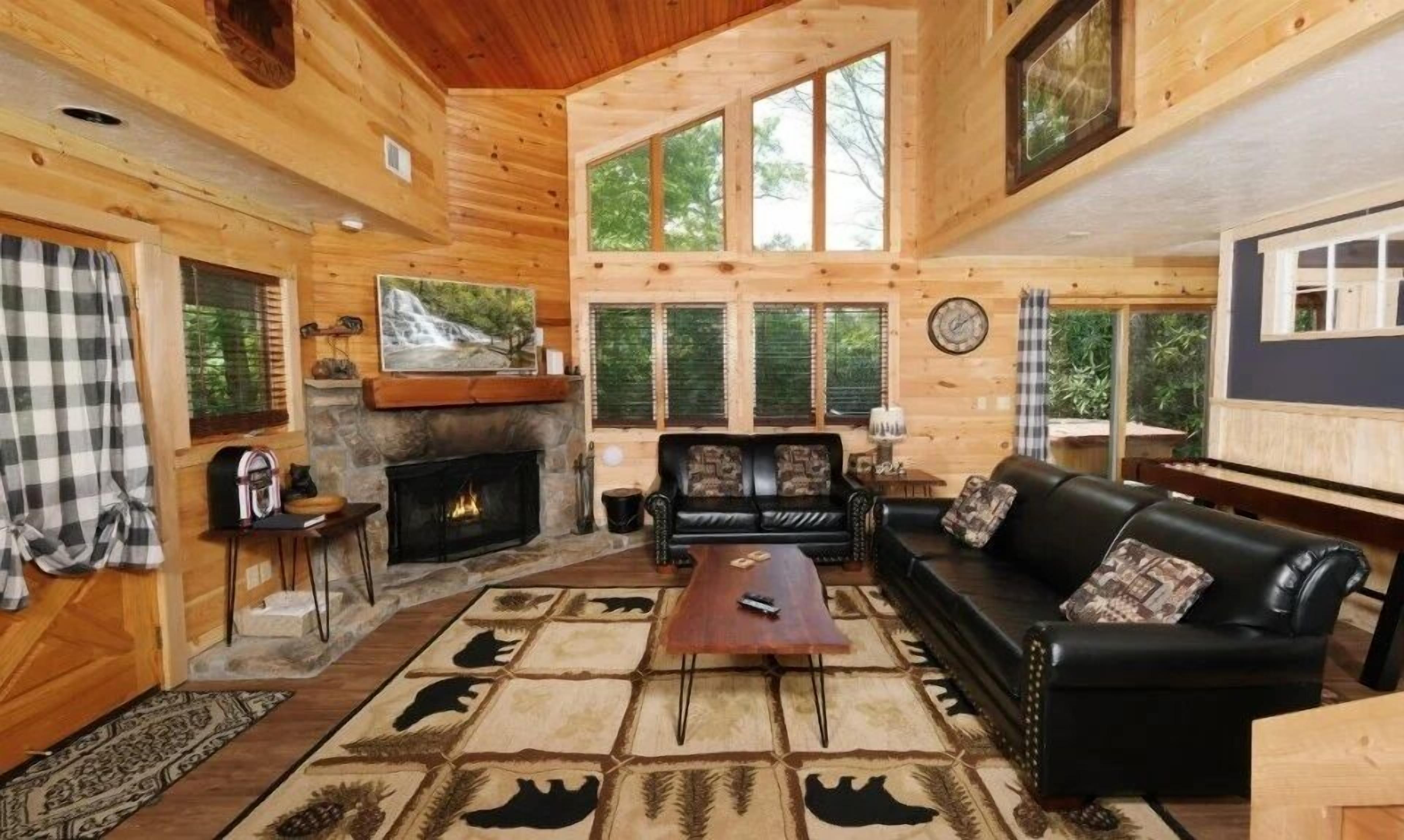 Télévision, cheminée