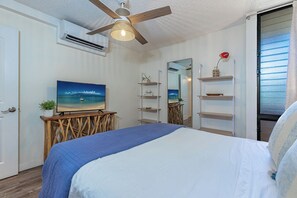 1 habitación, tabla de planchar con plancha, wifi gratis y ropa de cama 