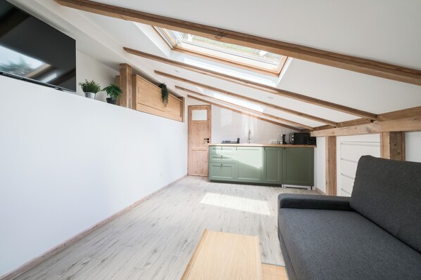 Comfort-studiosuite | Strygejern/strygebræt, gratis Wi-Fi