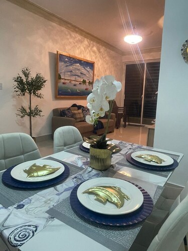 Charming 2-bedroom apartment in wonderful Samana with WiFi, AC