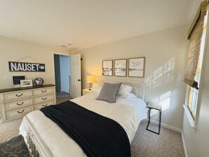 5 soveværelser, skrivebord, strygejern/strygebræt, weekendseng