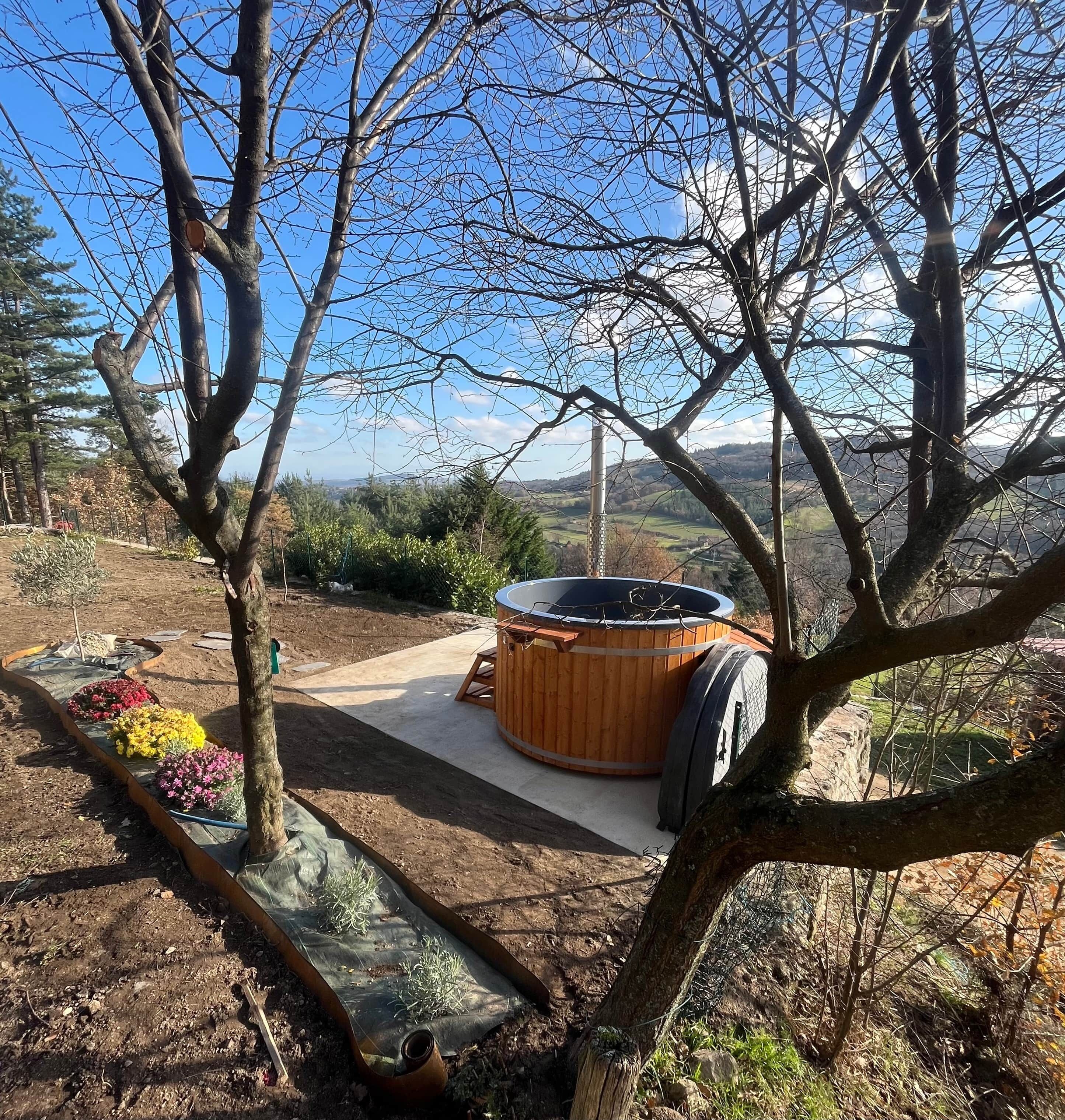 Idromassaggio all'aperto