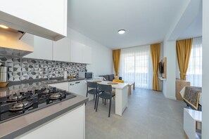 Basic Studio, Balcony | Desk, laptop workspace, blackout curtains, iron/ironing board